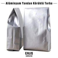 Gümüş Renkli Alüminyum Yandan Körüklü Torba