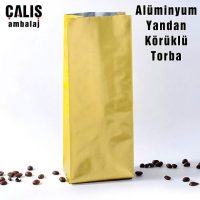 Mat Sarı Renkli Alüminyum Yandan Körüklü Torba