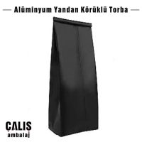 Mat Siyah Alüminyum Yandan Körüklü Torba