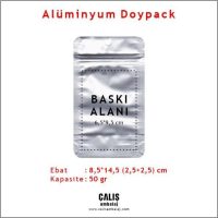 8,5x14,5 cm Alüminyum Doypack