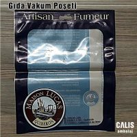 Çift yüz baskılı, meksika şapka askı delikli gıda vakum poşeti.