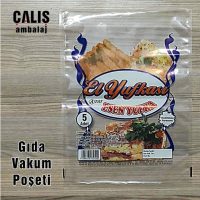 ESEN YUFKA 6 renk baskılı, 3 tarafı kaynaklı gıda vakum poşeti.