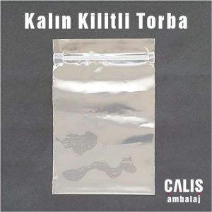 Kalın kilitli torba