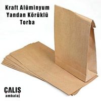 Kraft Alüminyum Yandan Körüklü Torba