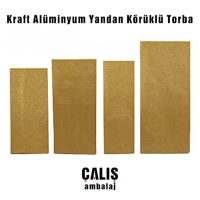 Dört adet farklı boyutta Kraft Alüminyum Yandan Körüklü Torba