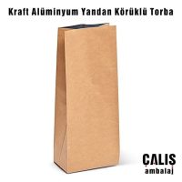 Kraft Alüminyum Yandan Körüklü Torba