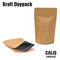 İç kısmı alüminyum Kraft Doypack Ambalaj